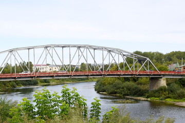 iron bridge across the river