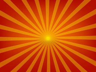 orange gold and yellow sunlight sunburst sunshine background design for light ray banner, ads, template, product, sales,promotion, social media, background wallpaper vector illustration


