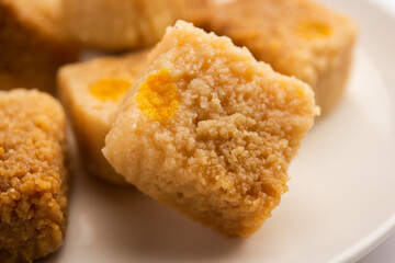 Indian milk cake or alwar ka mawa