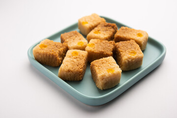 Indian milk cake or alwar ka mawa
