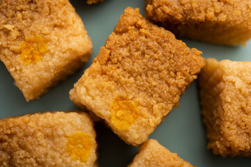 Indian milk cake or alwar ka mawa