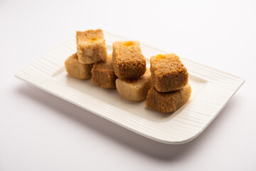Indian milk cake or alwar ka mawa