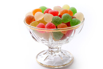 Colorful jelly candies. Turkish delight.