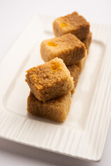 Indian milk cake or alwar ka mawa