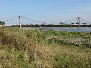 Pont d' Ancenis, Loire-Atlantique, Pays de la Loire, France, Bords de Loire, La Loire à vélo