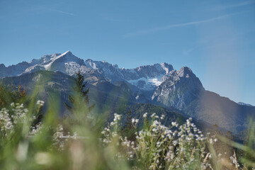 View to Zugspitze in October