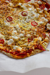 homemade vegan cheese pizza