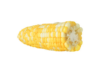 Corn on isolated white background