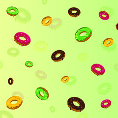 Donut pattern cute pattern bakery