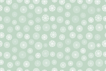 snow flake Christmas seamless pattern delicate dusty color