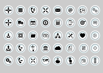 Icon modern thin line icons. Outline isolated signs for mobile and web. High-quality pictograms. Linear icons set of business, medical, UI and UX, media, money, travel, etc.