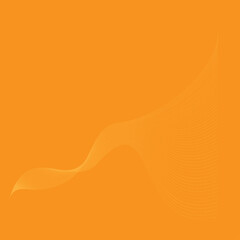 Abstract wave element for design. Digital frequency track equalizer. Stylized line art background. Vector illustration. Wave with lines created using blend tool. Curved wavy line, smooth stripe.