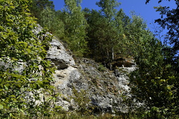 Fototapeta na wymiar rock, cliff, mountain ledge, stone