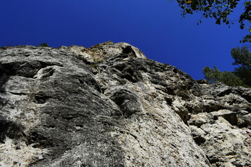 rock, cliff, mountain ledge, stone