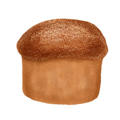 Digital image of baking. Bread