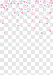Burgundy Hearts Vector Transparent Backgound.