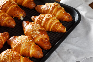 croissants on a plate