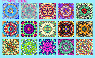 Pattern vector tiles traditional textures ornamental ceramics Spanish Portuguese Mexican Arabic Moroccan Italian colonial hydraulic majolica Turkish azulejos baldosas losetas racholas cerámicas