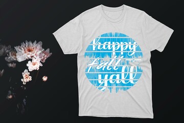 Fall T-shirt Design Vector. Good for Clothes, Greeting Card, Poster, and Mug Design.