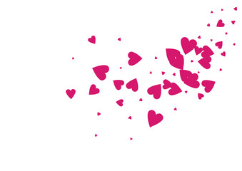 Red Heart Vector White Backgound. Romantic