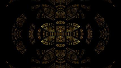 抽象的でフラクタルな高解像度の背景