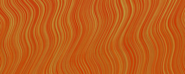 Wavy gold red line background