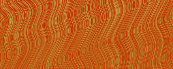 Wavy gold red line background