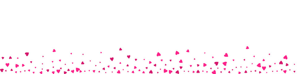 Maroon Color Confetti Vector Panoramic White