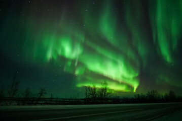 aurora borealis northern lights lapland 