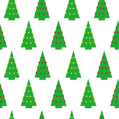 Obraz premium set of christmas trees
