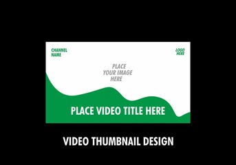 Colorful graphic of video thumbnail