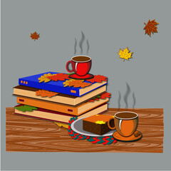 a series of illustrations dedicated to the seasons