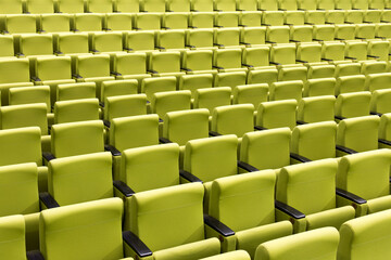 rows of seats in theatre