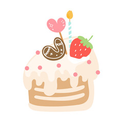 birthday cake illustration