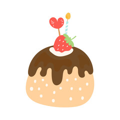 birthday cake illustration