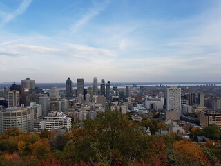 Fototapeta na wymiar Montreal city skyline
