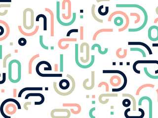 abstract geometric colorful vector background pattern