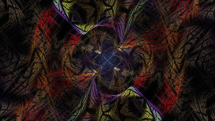 抽象的でフラクタルな高解像度の背景