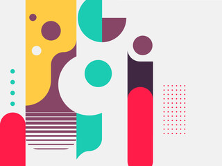 abstract geometric colorful vector background pattern