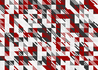 Abstract Geometric Pattern generative computational art illustration