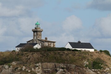 les îles Chausey en Normandie, le phare