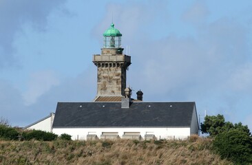le phare des îles Chausey dans la Manche, baie du mont Saint-Michel