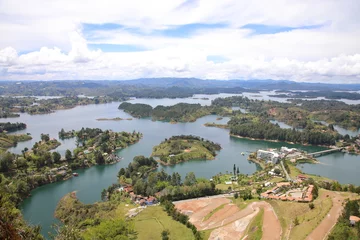 Foto op Canvas View from the top of the Rock of Guatape, Colombia © Takashi