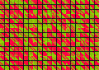 Abstract Geometric Pattern generative computational art illustration