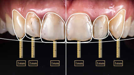 teeth digital design before starting dental treatment