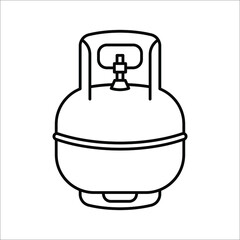 gas cylinders icon. Propane Gas Tank icon. vector illustration on white background. eps 10