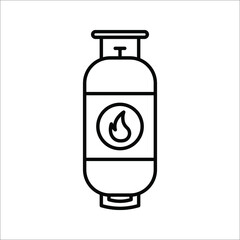 gas cylinders icon. Propane Gas Tank icon. vector illustration on white background. eps 10