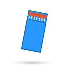 Matches isolated object. Vector illustration.