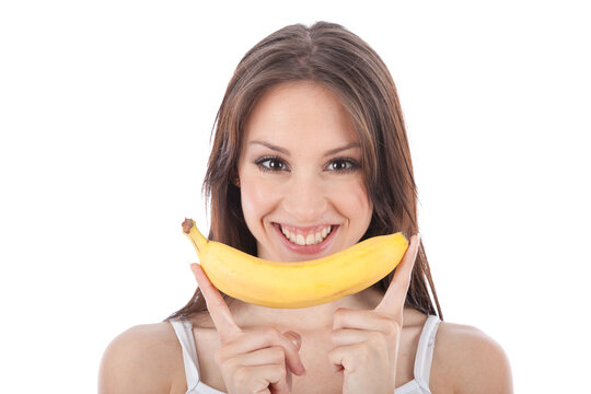 Showing banana