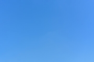 Blue sky without cloud for texture background